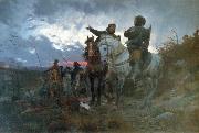 Otto Bache De sammensvorne rider fra Finderup efter mordet pa Erik Klipping Skt. Cacilienat 1286 oil